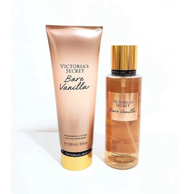 Kit Body Splah + Hidratante Bare Vanilla Victoria's Secret